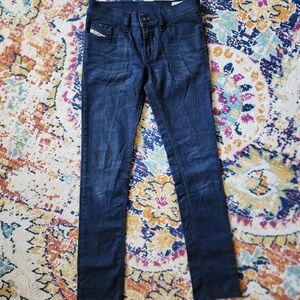 Diesel Blue Skinny Jeans with Rich Indigo Hue